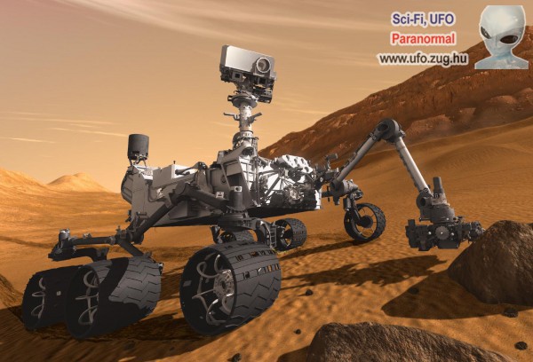 A Curiosity Mars-járó robot