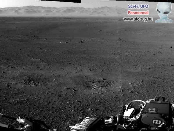 Curiosity első földre sugárzott képe